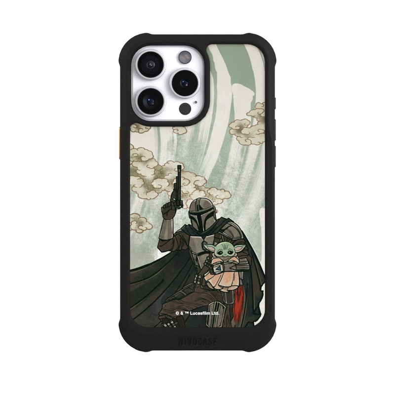 iPhone 16 Pro Max NIVOmax Mandalorian and Child Japanese Style