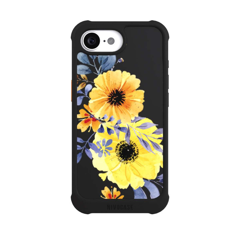 iPhone 16e NIVOmax Yellow Swedish Flowers