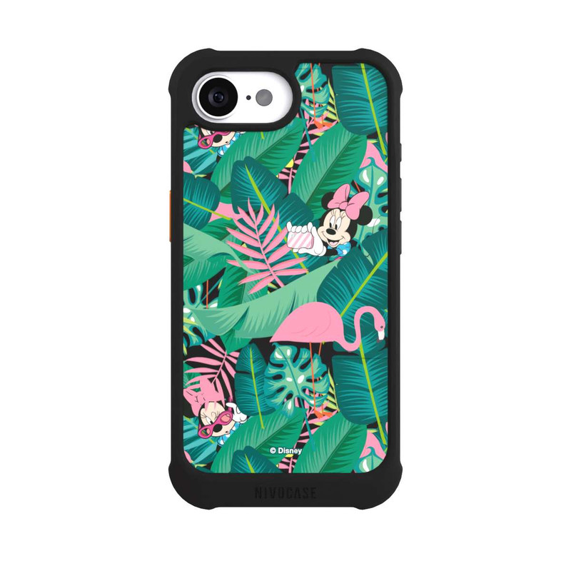 iPhone 16e NIVOmax Minnie Summer Palmblätter ohne Hintergrund