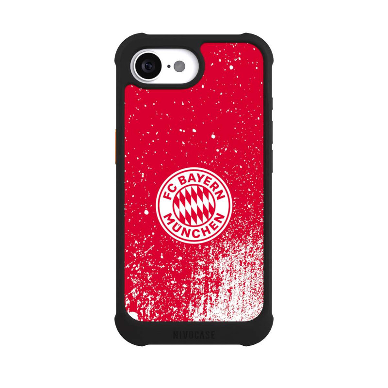iPhone 16e NIVOmax Éclaboussures Rouges - FCB