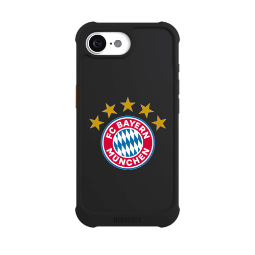 Apple iPhone 16e NIVOmax Logo FCB avec Étoiles - sans Fond