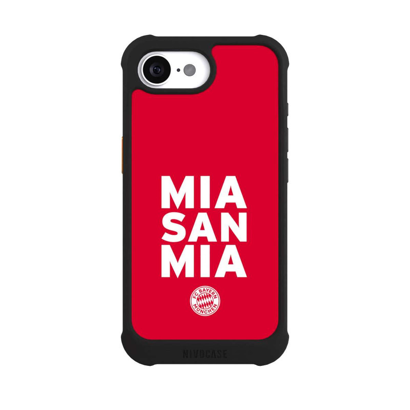 iPhone 16e NIVOmax Mia San Mia FCB Rot