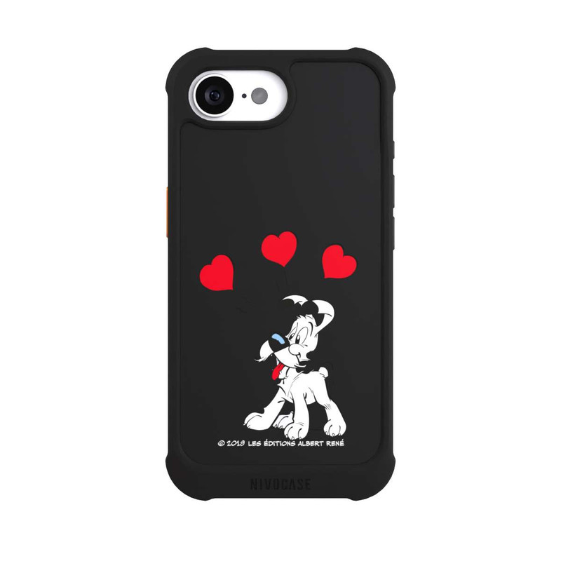 iPhone 16e NIVOmax Amour Idéfix Transparent