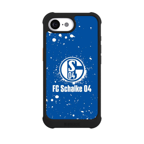 Apple iPhone 16e NIVOmax Schalke 04 - Spraylogo