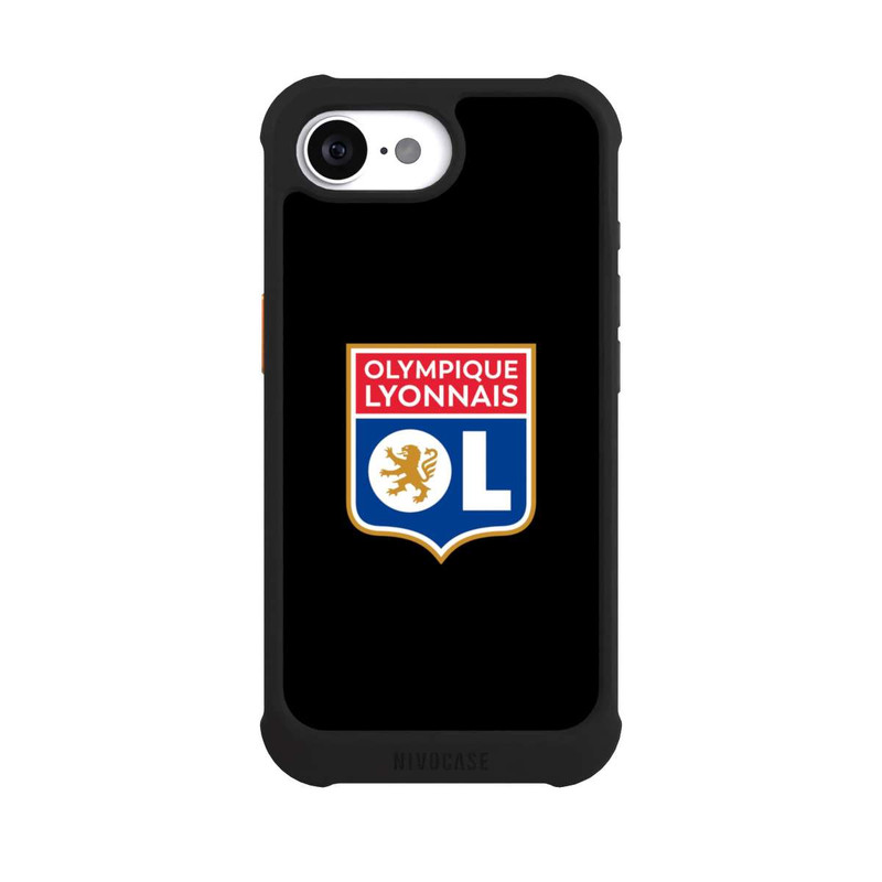 iPhone 16e NIVOmax Olympique Lyonnais Noir