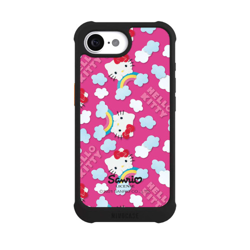 Apple iPhone 16e NIVOmax Hello Kitty Regenbogenmuster