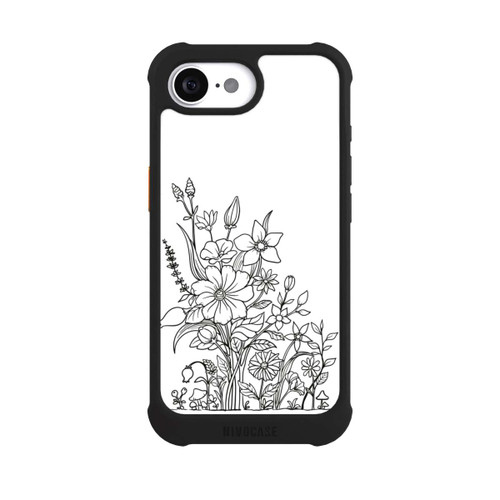 Apple iPhone 16e NIVOmax Flowers Line Art