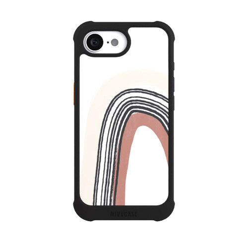 Apple iPhone 16e NIVOmax Texturierter Regenbogen