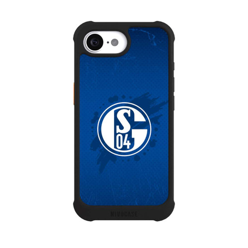 Apple iPhone 16e NIVOmax Schalke 04 Farbe Fleck Blau