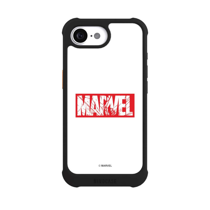iPhone 16e NIVOmax Marvel Logo Crushed