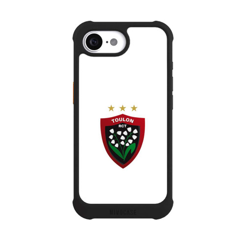 Apple iPhone 16e NIVOmax Logo RC Toulonnais Blanc