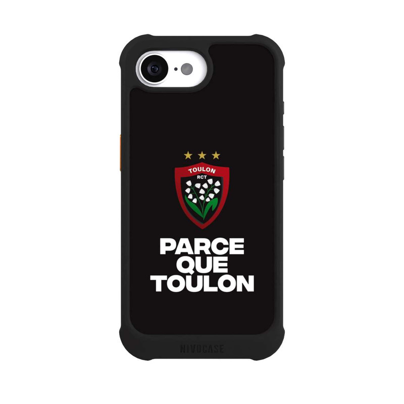 iPhone 16e NIVOmax Parce Que Toulon Noir