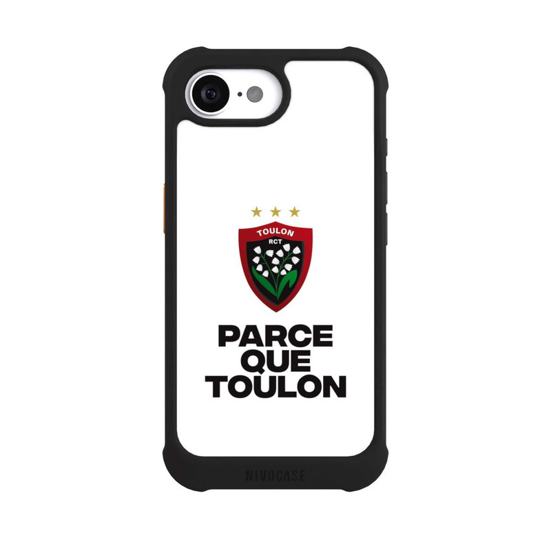 iPhone 16e NIVOmax Parce Que Toulon Blanc