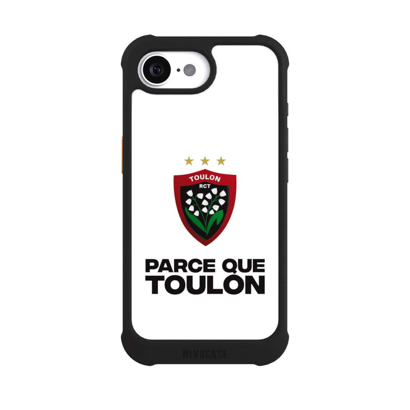 iPhone 16e NIVOmax RC Toulonnais Blanc