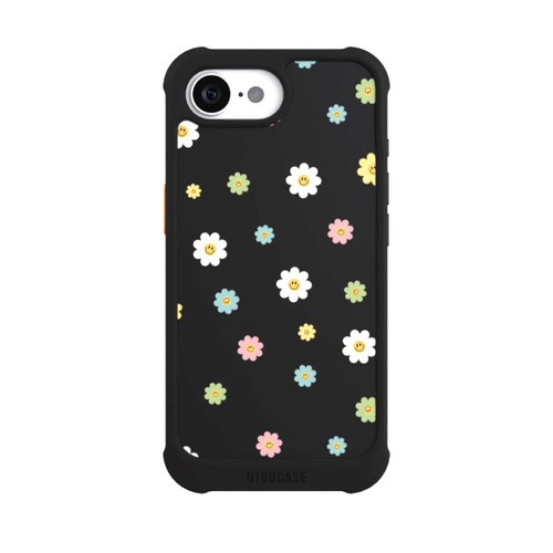 Apple iPhone 16e NIVOmax Flower Power klein transparent