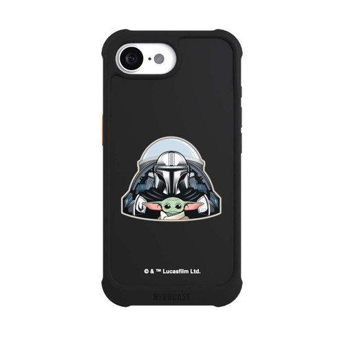 Apple iPhone 16e NIVOmax Mando und Grogu Transparent