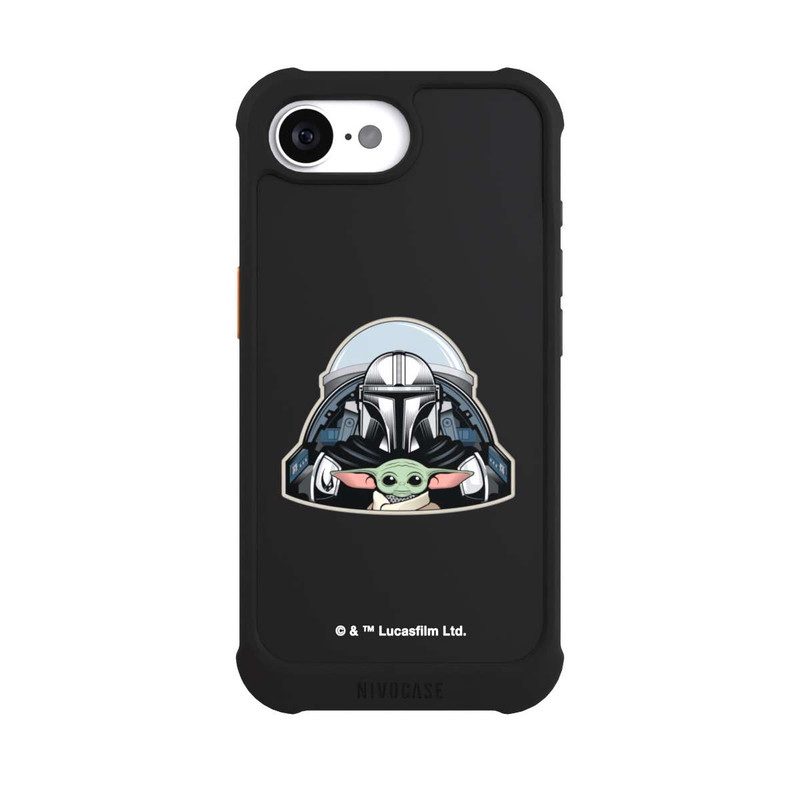 iPhone 16e NIVOmax Mando et Grogu Transparent