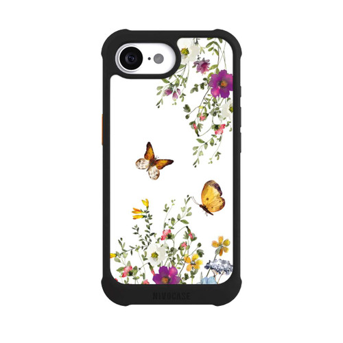 Apple iPhone 16e NIVOmax Papillons et fleurs colorées