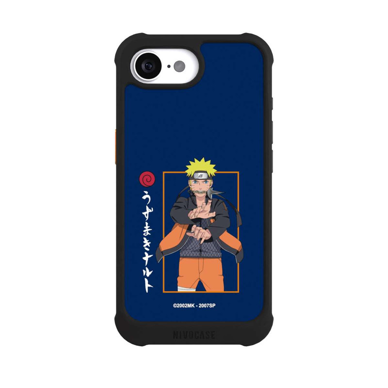 iPhone 16e NIVOmax Naruto Kampfposition Blau