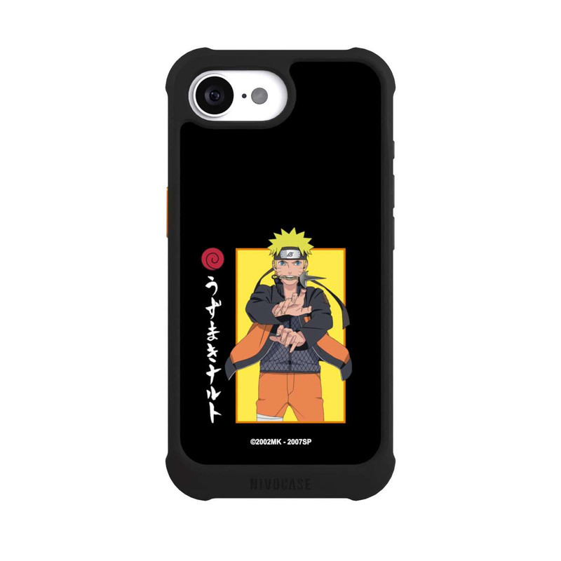 iPhone 16e NIVOmax Naruto Position de Combat noir