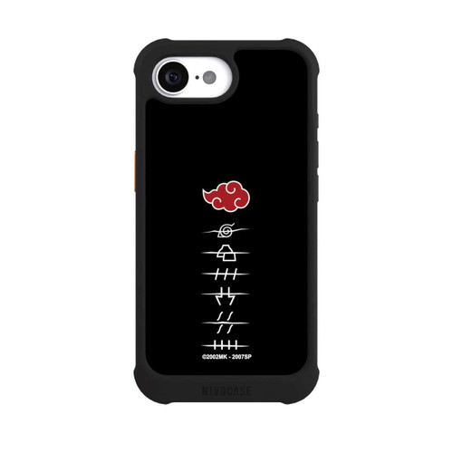 Apple iPhone 16e NIVOmax Akatsuki Member Symbols Black
