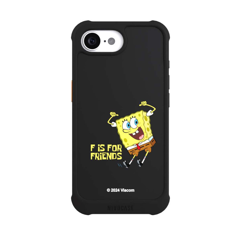 iPhone 16e NIVOmax Spongebob F is for Friends
