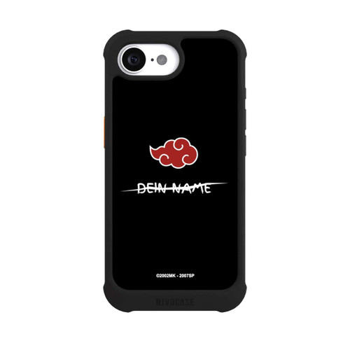 Apple iPhone 16e NIVOmax Akatsuki personalisierbar Schwarz