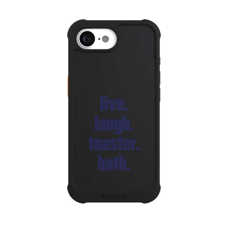 iPhone 16e NIVOmax Live. Laugh. Toaster. Bath.
