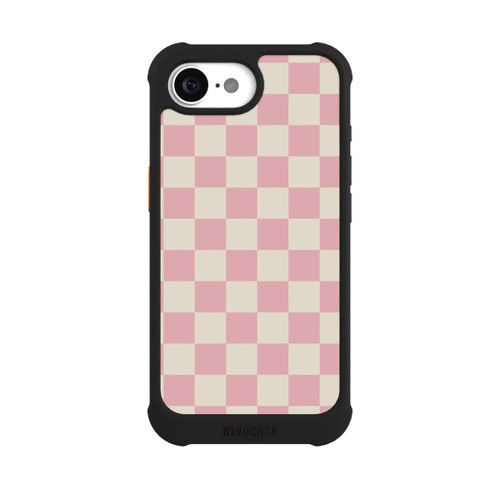 Apple iPhone 16e NIVOmax Schachbrett Rosa