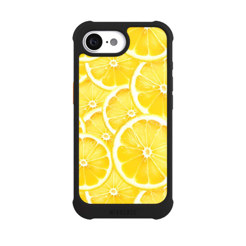 Apple iPhone 16e NIVOmax Zitrone Muster