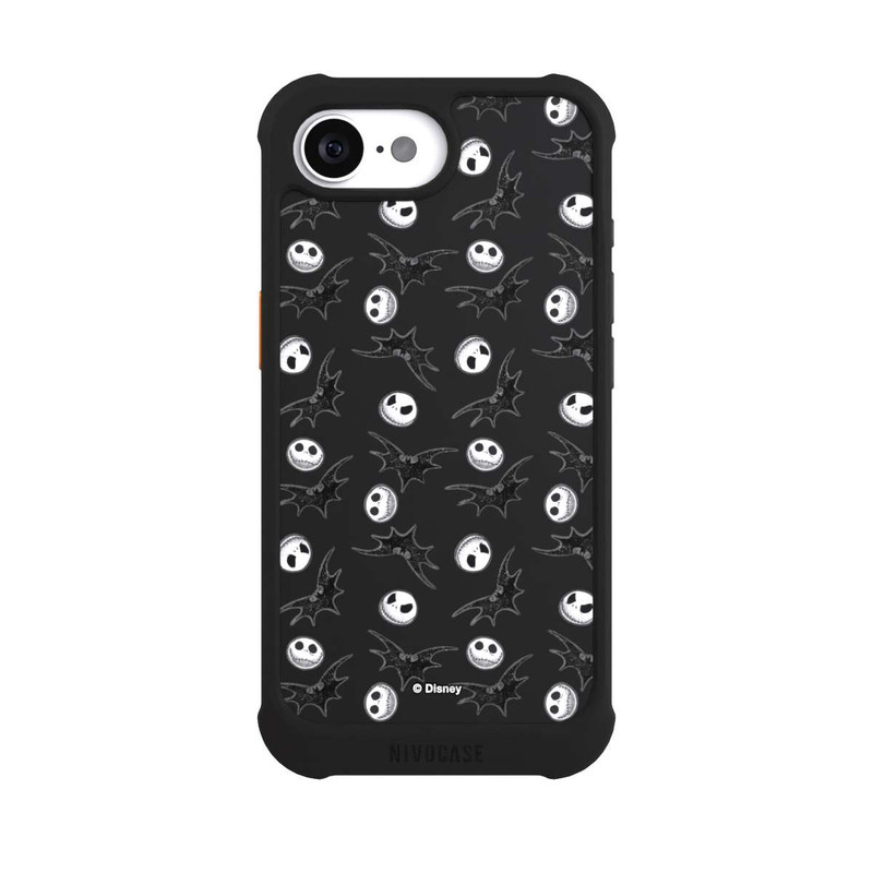 iPhone 16e NIVOmax Nightmare Before Christmas Pattern Transparent