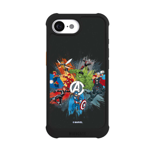 Apple iPhone 16e NIVOmax Marvel's Avengers Black