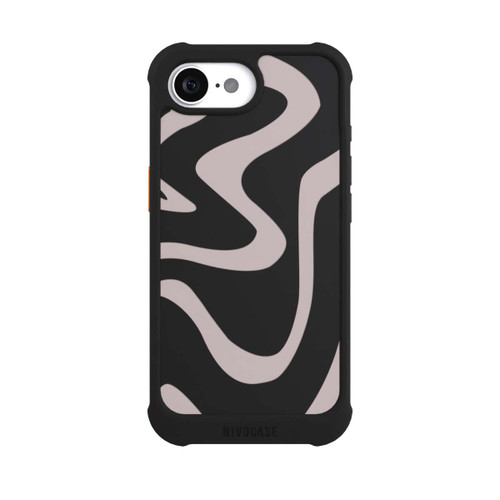 Apple iPhone 16e NIVOmax Linien Wellig Transparent