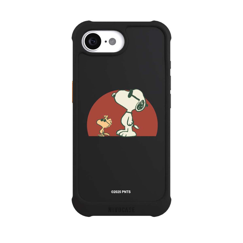 iPhone 16e NIVOmax Snoopy Woodstock Far Out transparent