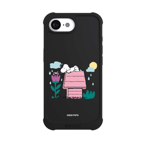 Apple iPhone 16e NIVOmax Snoopy Hundehütte Frühling transparent