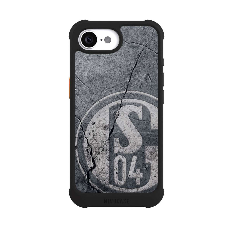 iPhone 16e NIVOmax Schalke 04 Beton Look