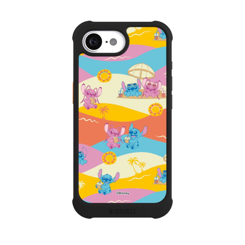iPhone 16e NIVOmax Stitch Neon Summer Pattern