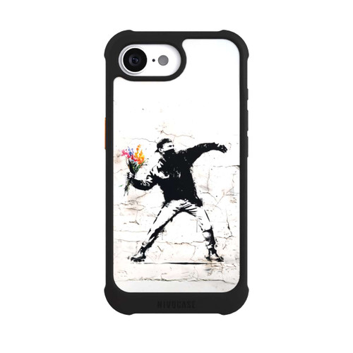 Apple iPhone 16e NIVOmax Flowers Up Artwork