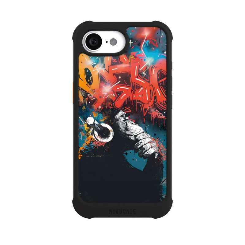 iPhone 16e NIVOmax Chimp Stereo Grafitti