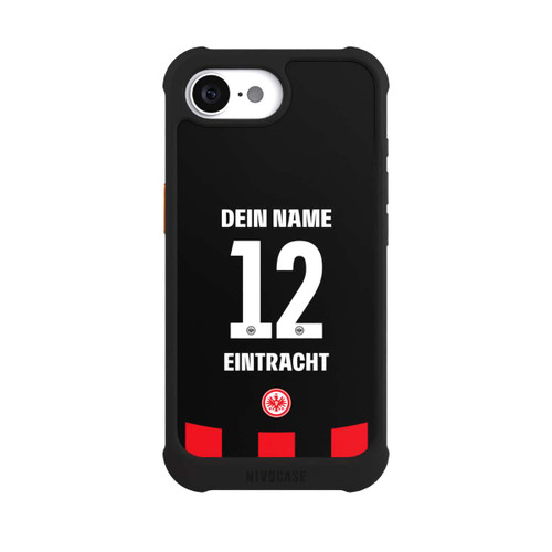 Apple iPhone 16e NIVOmax Eintracht Frankfurt Trikot Personalisierbar 25-26