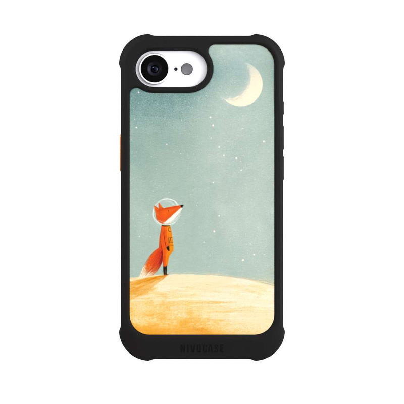 iPhone 16e NIVOmax Fuchs im Mondlicht