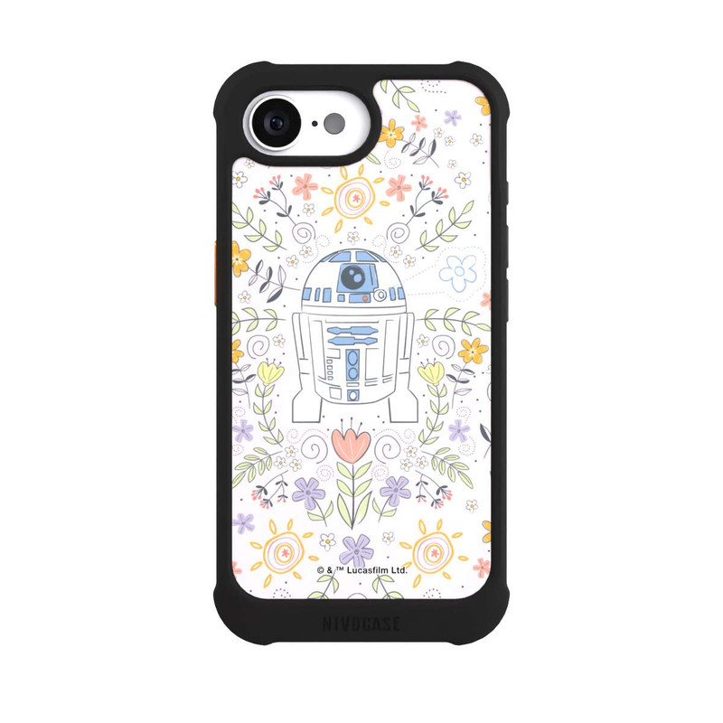 iPhone 16e NIVOmax R2D2 Blumen Muster