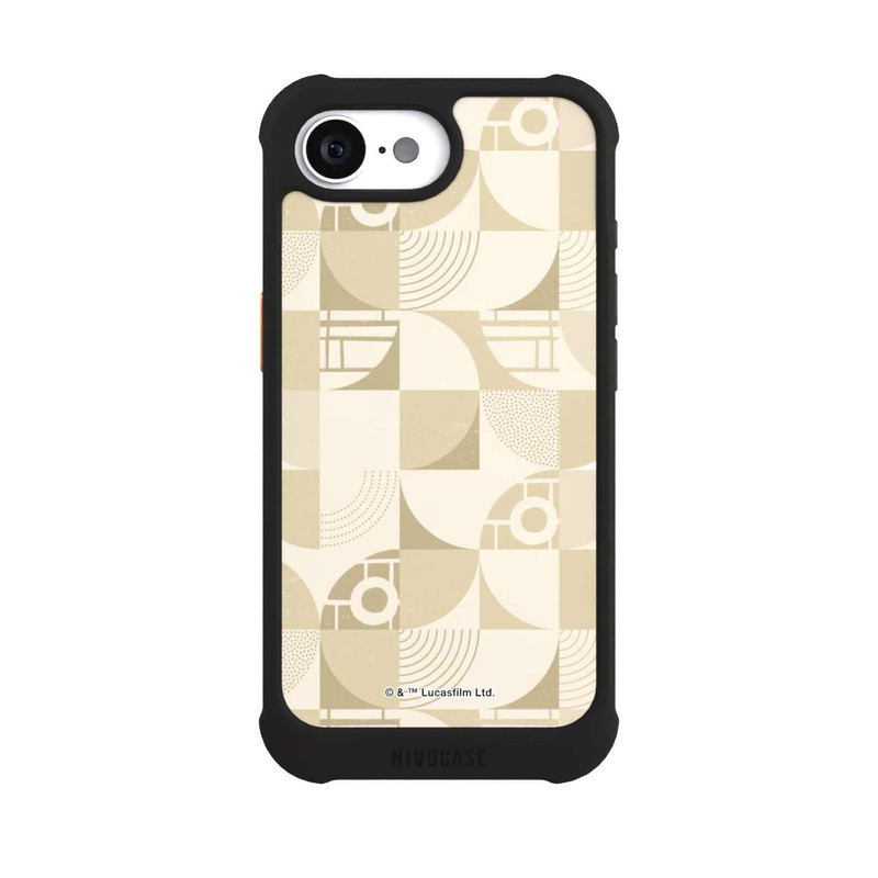 iPhone 16e NIVOmax R2D2 Bauhaus Style Beige