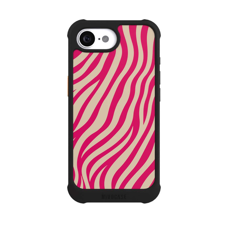 iPhone 16e NIVOmax Zebra Muster