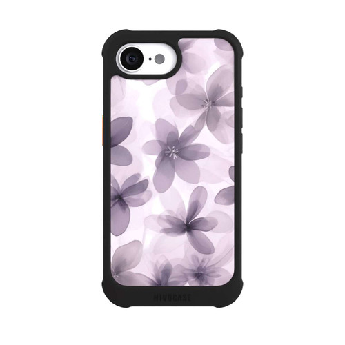 Apple iPhone 16e NIVOmax Fliederfarbenes Blumenmuster mit KI