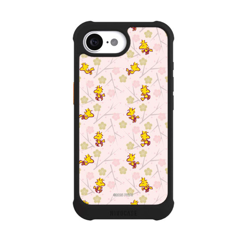 Apple iPhone 16e NIVOmax Woodstock Pink Muster