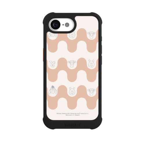 Apple iPhone 16e NIVOmax Winnie the Pooh and Friends Boho Waves Pattern