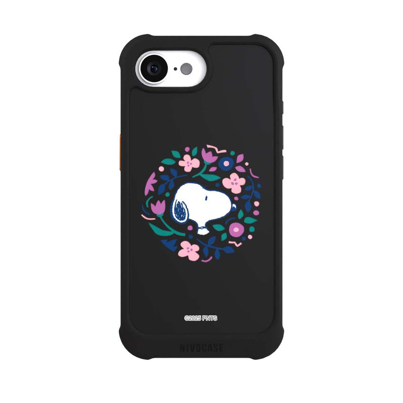 iPhone 16e NIVOmax Snoopy Flowers
