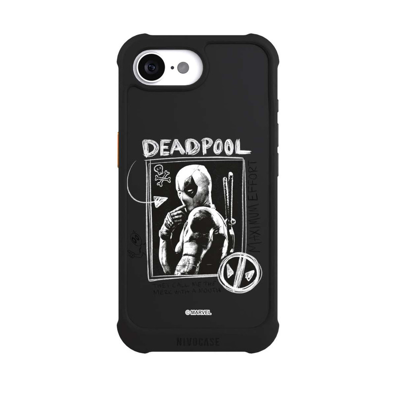 iPhone 16e NIVOmax Deadpool Transparent