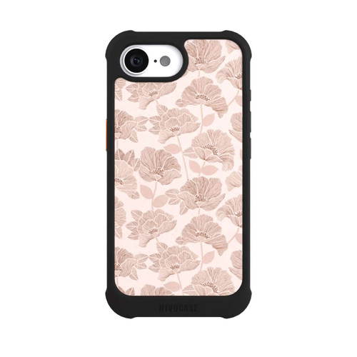 Apple iPhone 16e NIVOmax Brown Floral Block